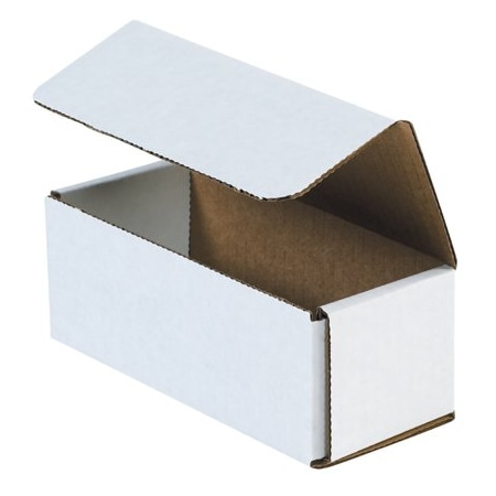 Bsc Preferred 6-1/2 x 2-3/4 x 2-1/2'' White Corrugated Mailers, 50PK MRX3X